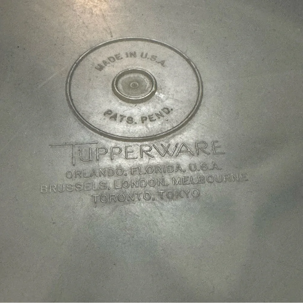 Vintage Tupperware Suzette 3 Section Divided Relish Condiment Tray #608 Complete